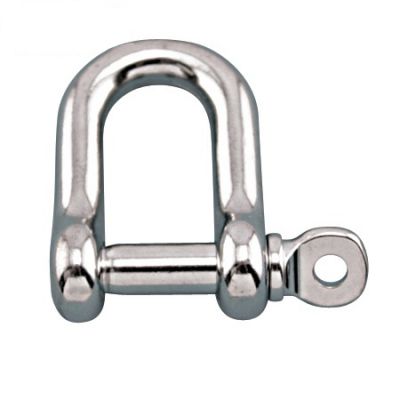 Straight D Shackle With Screw Pin