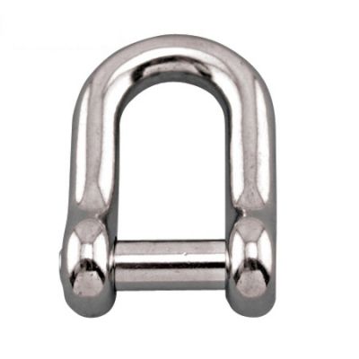 Straight D Shackle With No Snag Pin