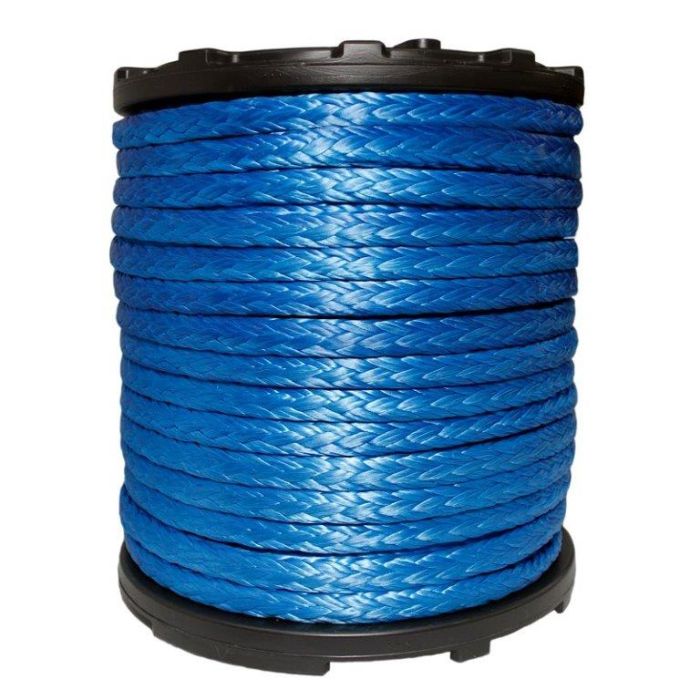 NEW 3/16" 6MM x 15' Dyneema Winch Line Synthetic Pulling Rope 12-Strand Braid 