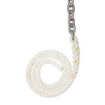 Nylon 3-strand anchor rode heatset