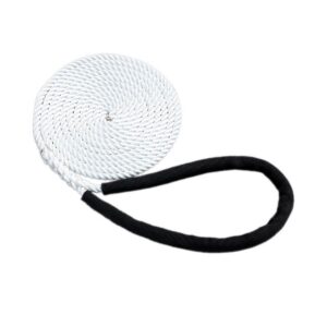 Nylon 3strand Dock Line with Chafe