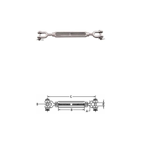 Jaw & Jaw Turnbuckle S0108