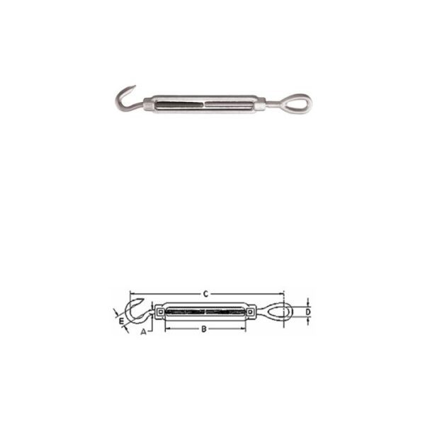 Hook & Eye Turnbuckle S0110