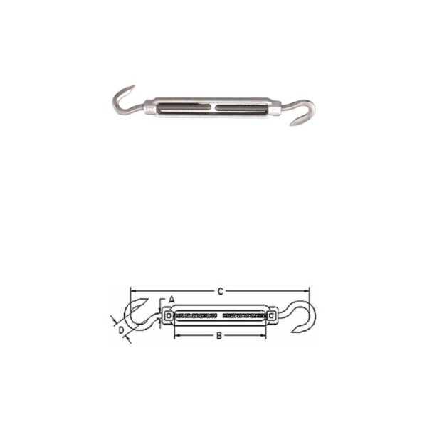 Hook & Hook Turnbuckle S0111