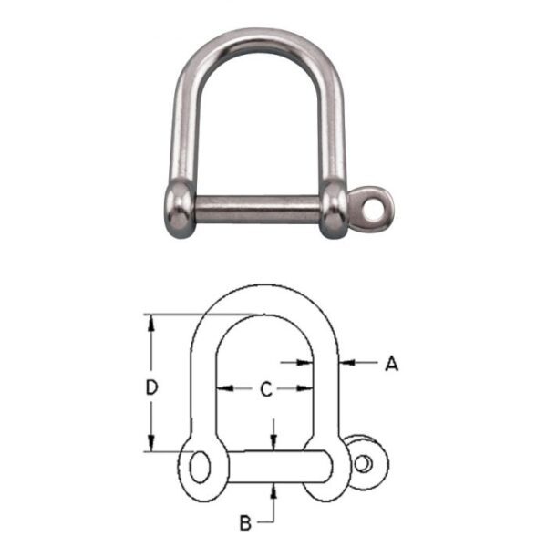 Wide D Shackle S0114-C_6