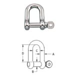 Straight D Shackle With Screw Pin S0115-C_6