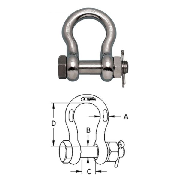 S0116-SAC Bolt Anchor Shackle