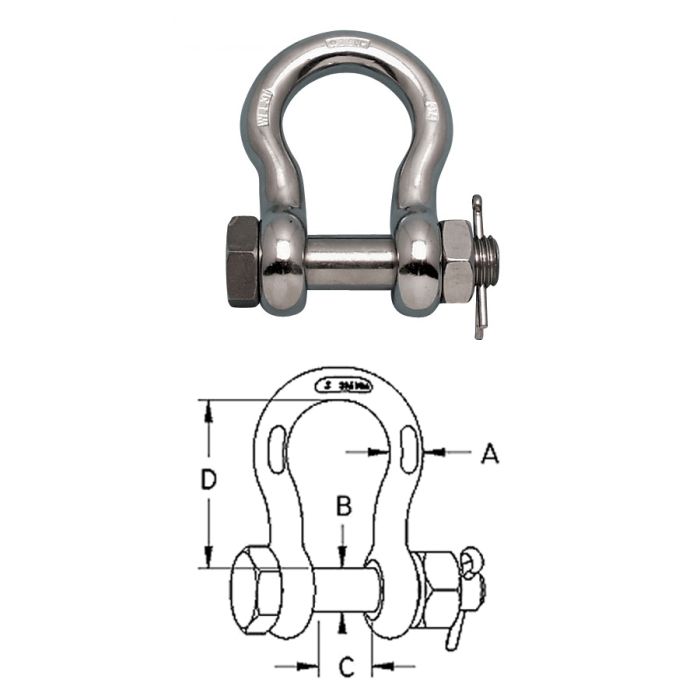 S0116-SAC Bolt Anchor Shackle
