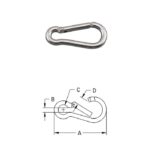 Key Lock Spring Clip S0120