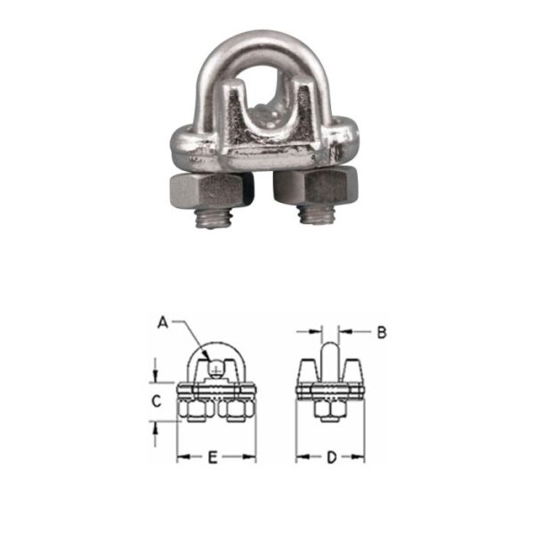 Heavy Duty Wire Rope Clips S0122