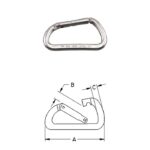 Asymmetrical Spring Clip S0140-C_14