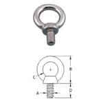 Machine Eye Bolt S0316