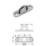 Oblong Pad Eye S3705