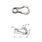 Asymmetrical Wire Lever Harness Clip S0172-C