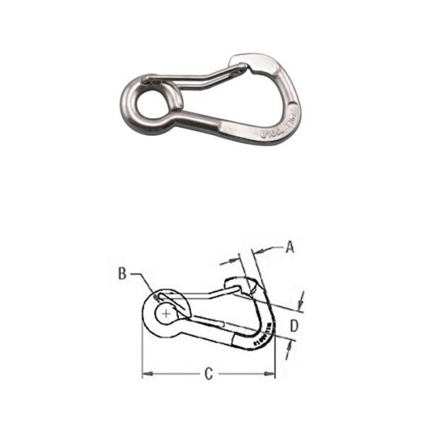 Asymmetrical Wire Lever Harness Clip S0172-C
