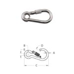 Screw Lock Spring Clip s0181-c