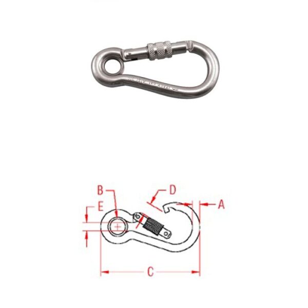 Key Lock Spring Clip s0181