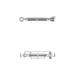 Jaw & Eye Turnbuckle S0154