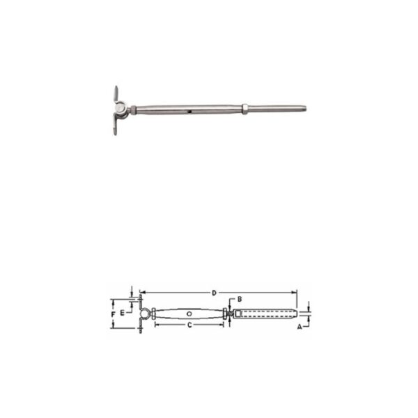 Wall Mount & Swage Turnbuckle S0784-C_4