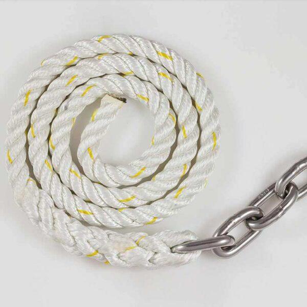 Anchor Rode 3-Strand Heat Set