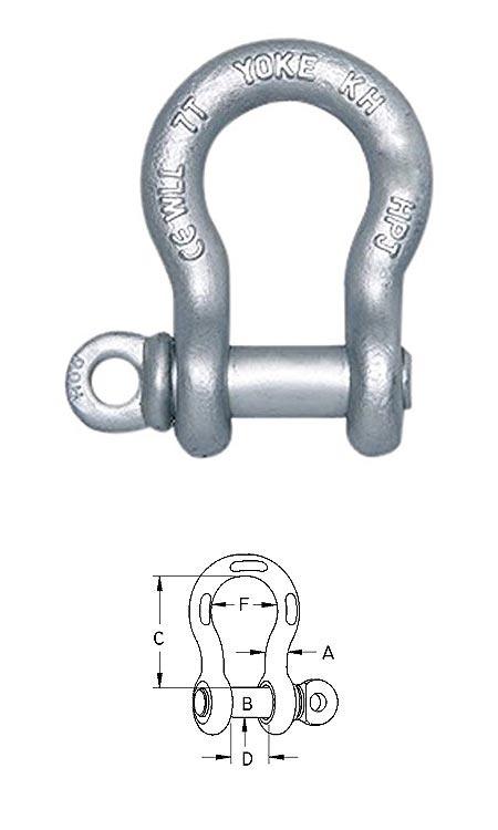 Anchor Shackle (Screw Pin) - Yoke 8-807