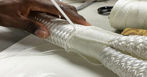 rope breaking strength knots vs splices