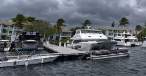 what happens when dock lines fail during a storm
